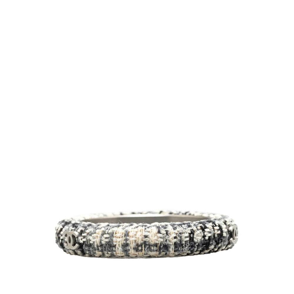 CHANEL Authentic Black Logo Bracelet - Picture 3 of 4